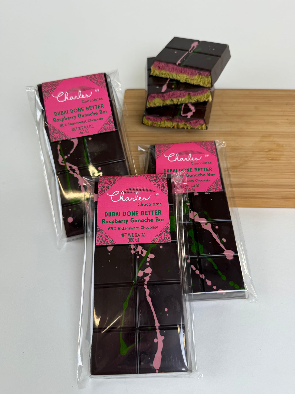 Dubai Done Better - Raspberry Ganache Bar