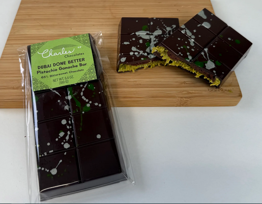 Dubai Done Better – Pistachio Ganache Bar