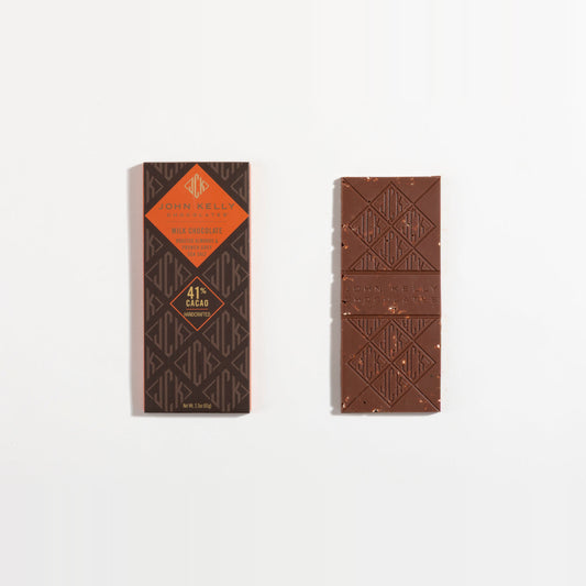 Milk Chocolate Bar Roasted Almonds & French Grey Sea Salt