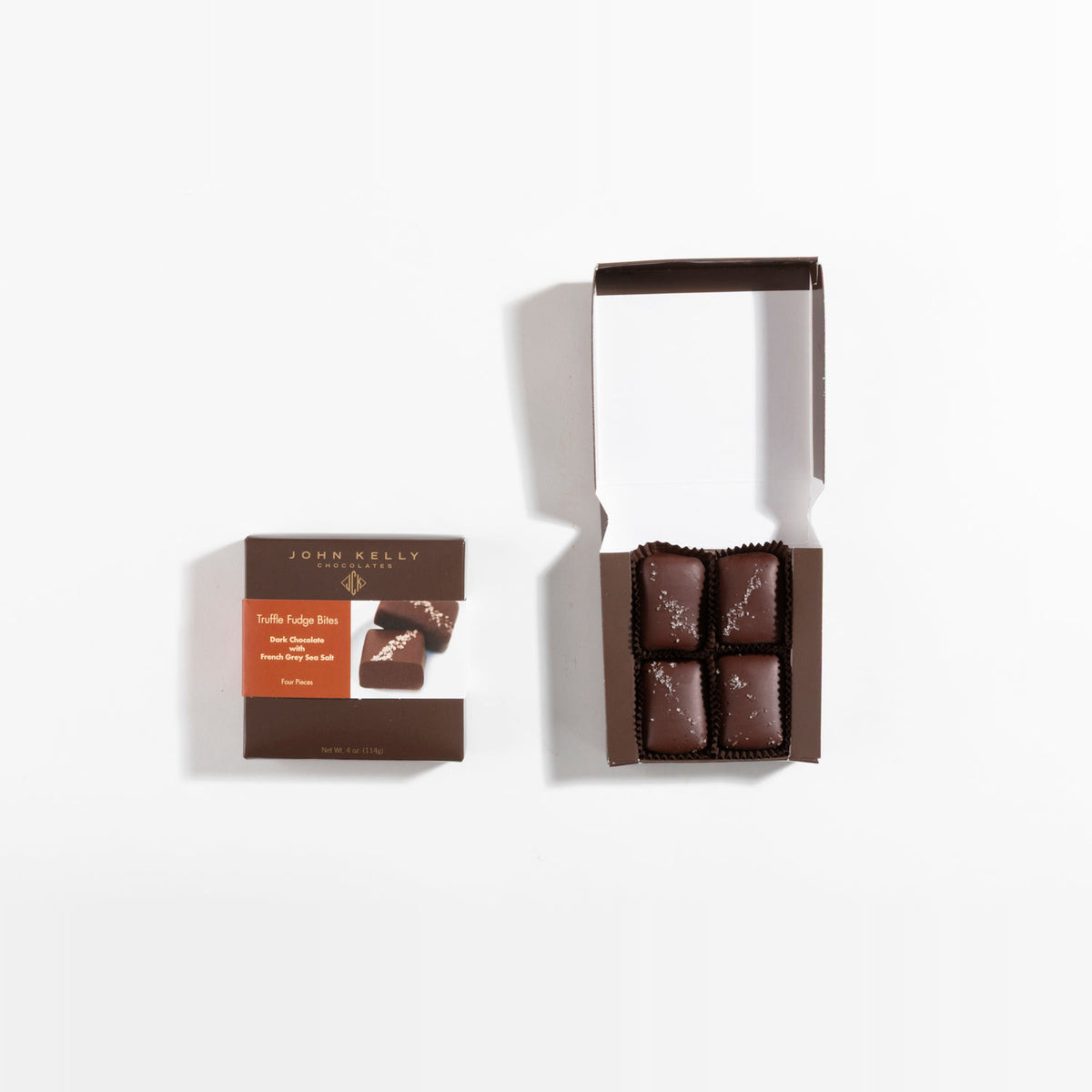 4 Piece Dark Chocolate with French Grey Sea Salt