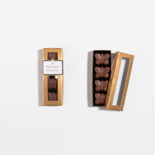 4 Piece Milk Chocolate Butterflies