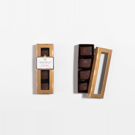 4 Piece Applewood Smoked Salted Caramels
