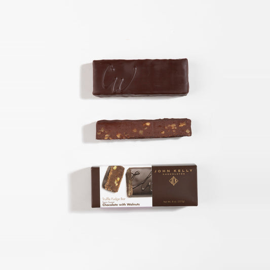 Semi-Sweet Chocolate with Walnuts Truffle Fudge Bar