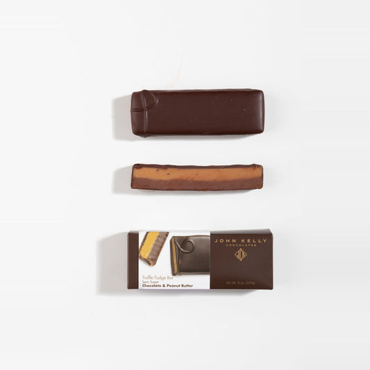 Semi-Sweet Chocolate & Peanut Butter Truffle Fudge Bar