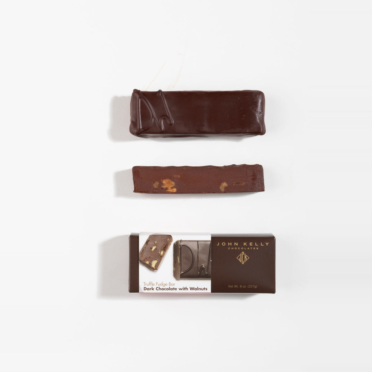 Dark Chocolate with Walnuts Truffle Fudge Bar