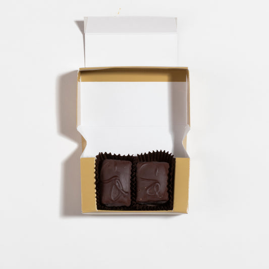 2 Piece Signature Handcrafted Semi-Sweet Chocolate Collection
