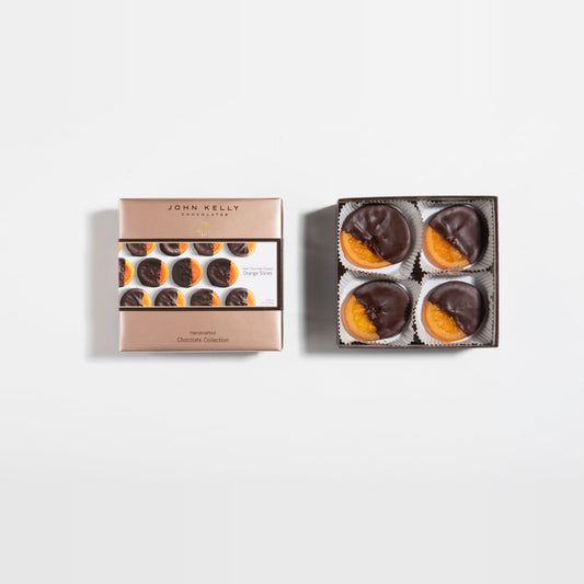 8 piece Dark Chocolate Dipped Orange Slice Gift Box