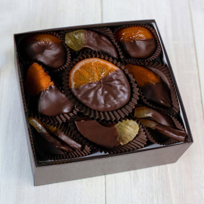 Dark Chocolate Dipped Fruit Assortment Gift Box