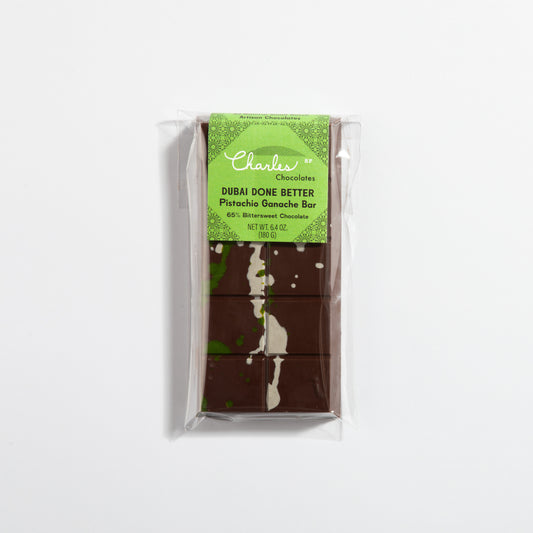 Dubai Done Better – Pistachio Ganache Bar