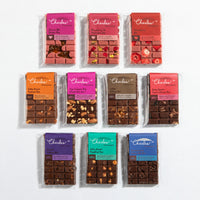 10 Bar Chocolate Collection: three Ruby Garnet bars and seven Premium and Salty-Sweet bars