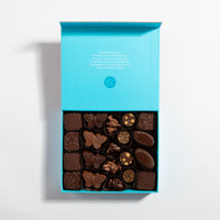Charles Chocolates Nuts, Pralines & Caramels Collection, large box open