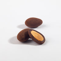 Charles Chocolates Triple Chocolate Almonds, broken pieces stacked