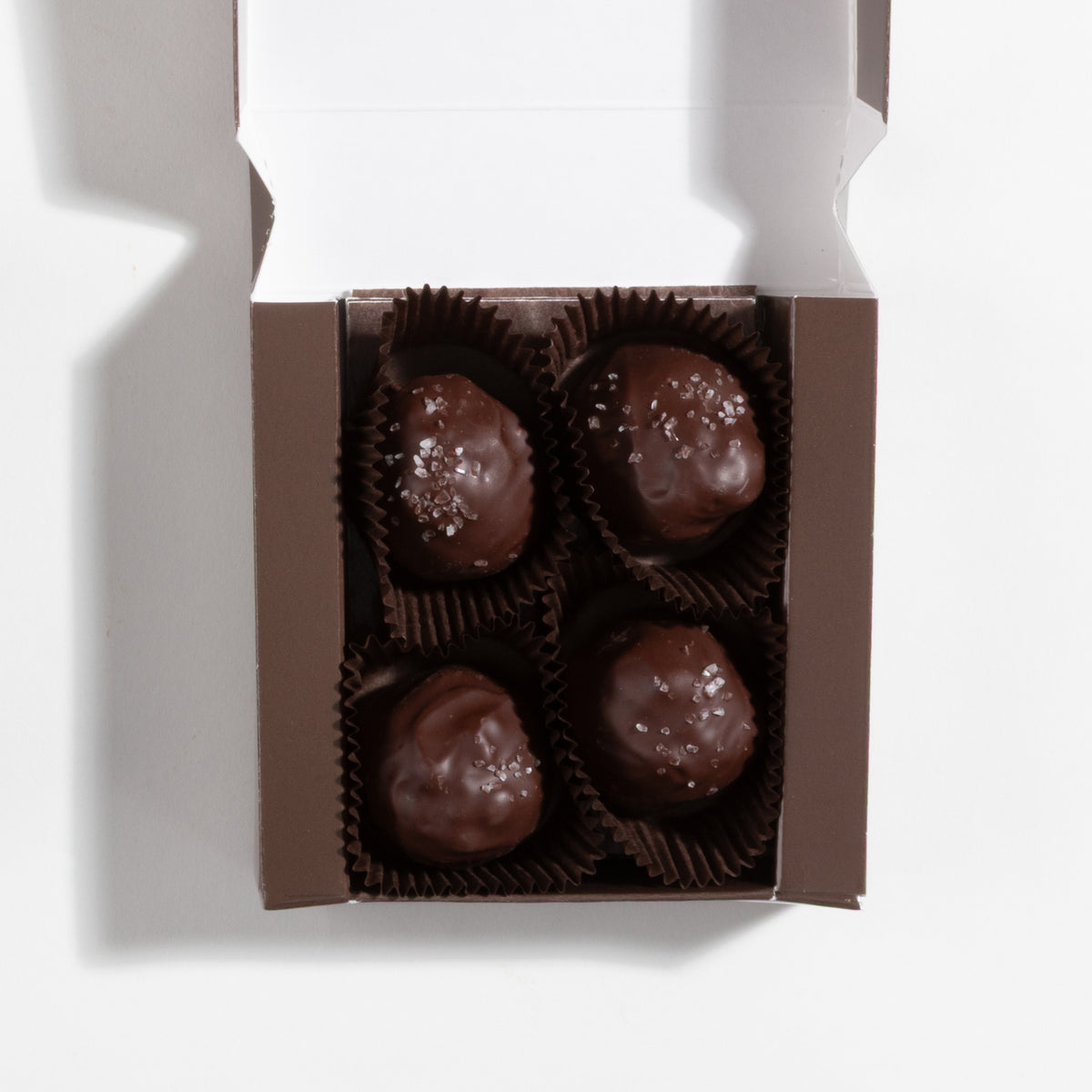 4 Piece Walnut Caramel Cluster with Mediterranean Sea Salt