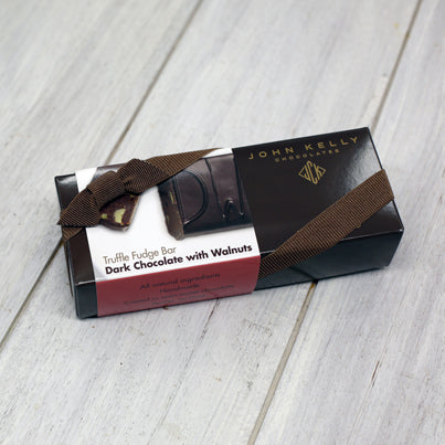 Dark Chocolate with Walnuts Truffle Fudge Bar
