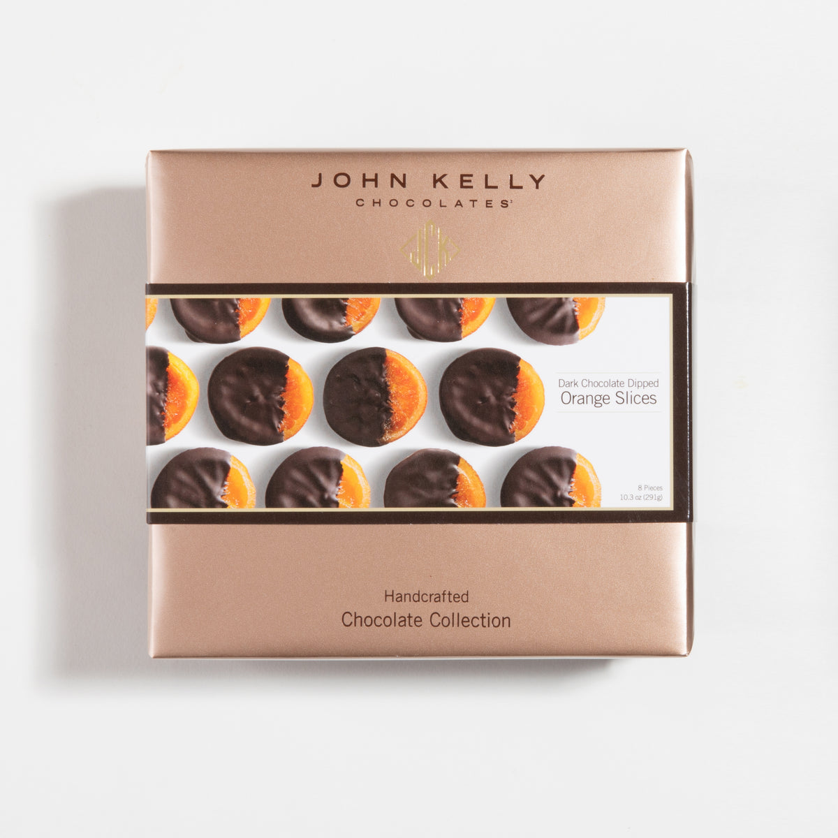 8 piece Dark Chocolate Dipped Orange Slice Gift Box