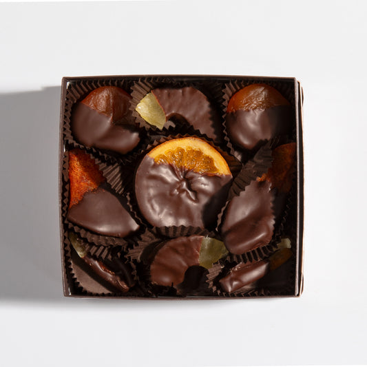 Dark Chocolate Dipped Fruit Assortment Gift Box