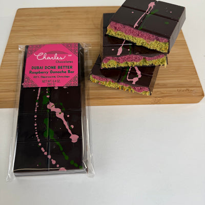 Dubai Done Better - Raspberry Ganache Bar
