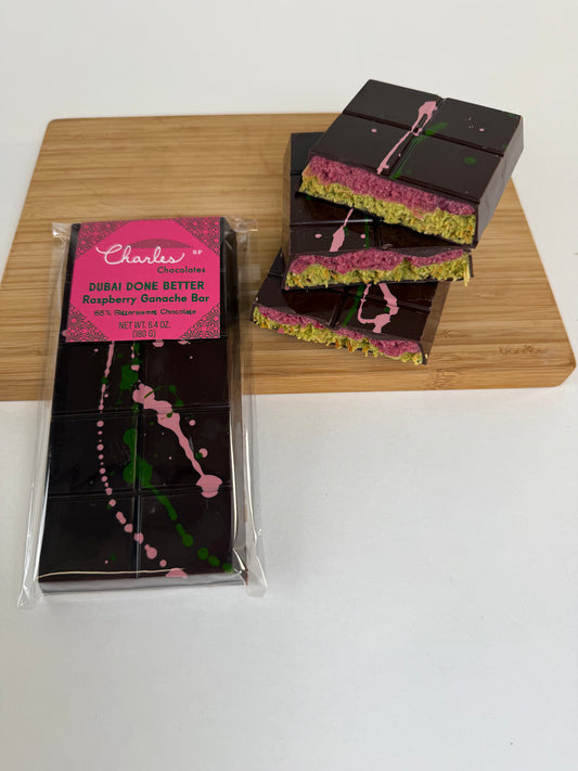 Dubai Done Better - Raspberry Ganache Bar
