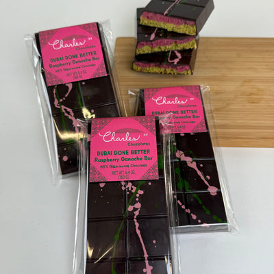 Dubai Done Better - Raspberry Ganache Bar