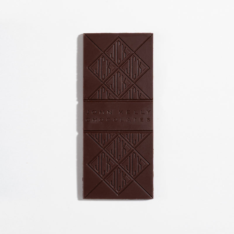 John Kelly Chocolates Dark Chocolate Espresso Bar, unwrapped