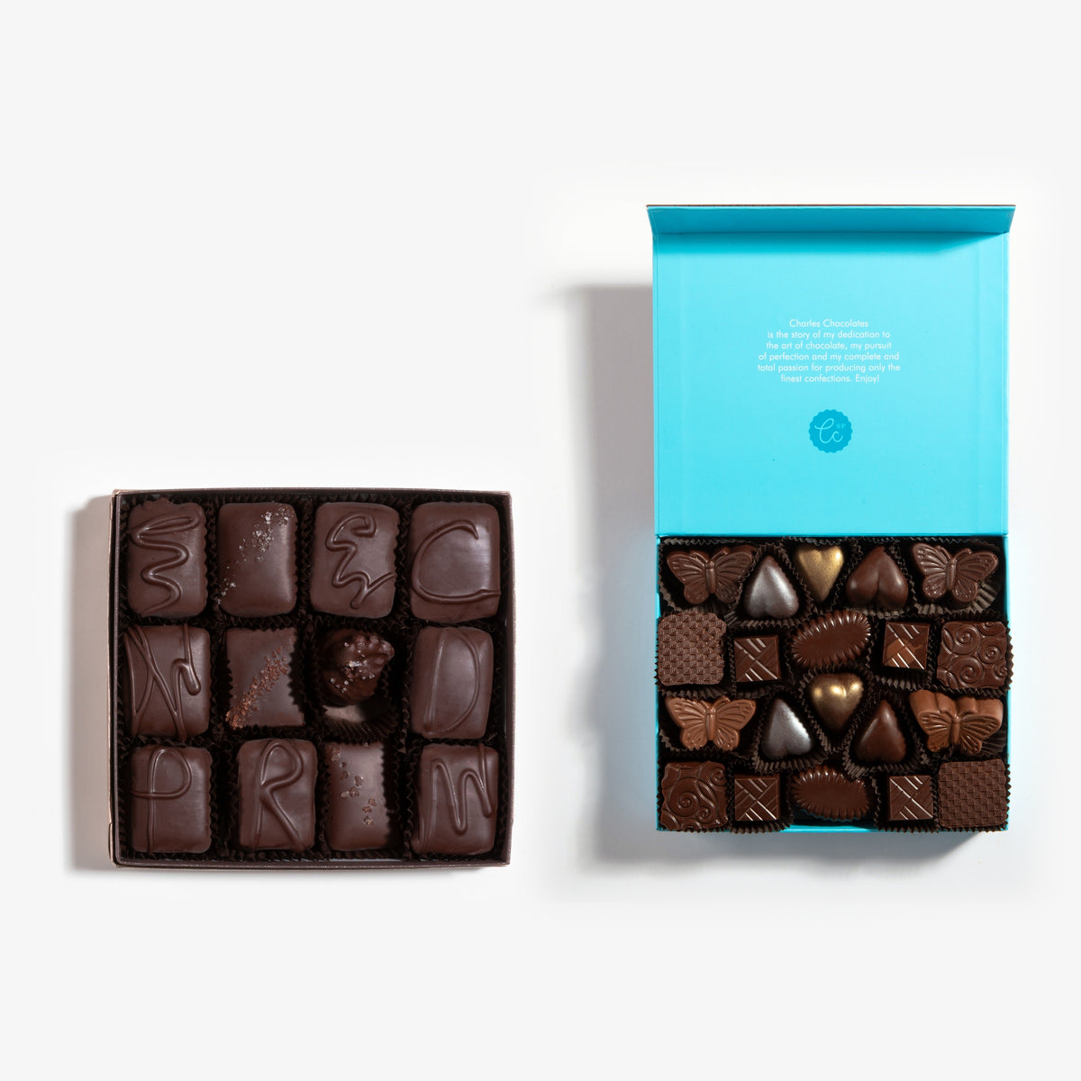 John Kelly Combo + Charles Chocolates  –  Signature Collection (12pc) & Classic Collection (20pc)