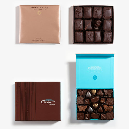 John Kelly Combo + Charles Chocolates  –  Signature Collection (12pc) & Classic Collection (20pc)