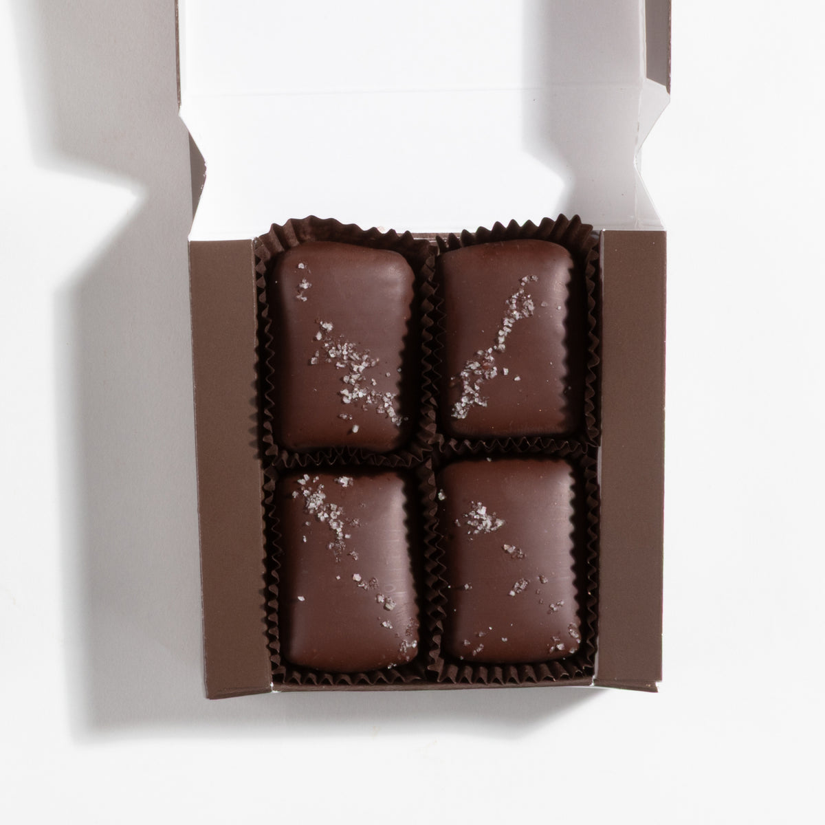 4 Piece Dark Chocolate with French Grey Sea Salt