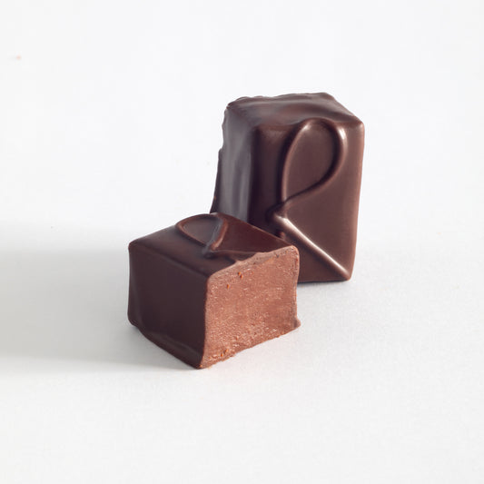 2 Piece Semi-Sweet Chocolate with Raspberry & Orange