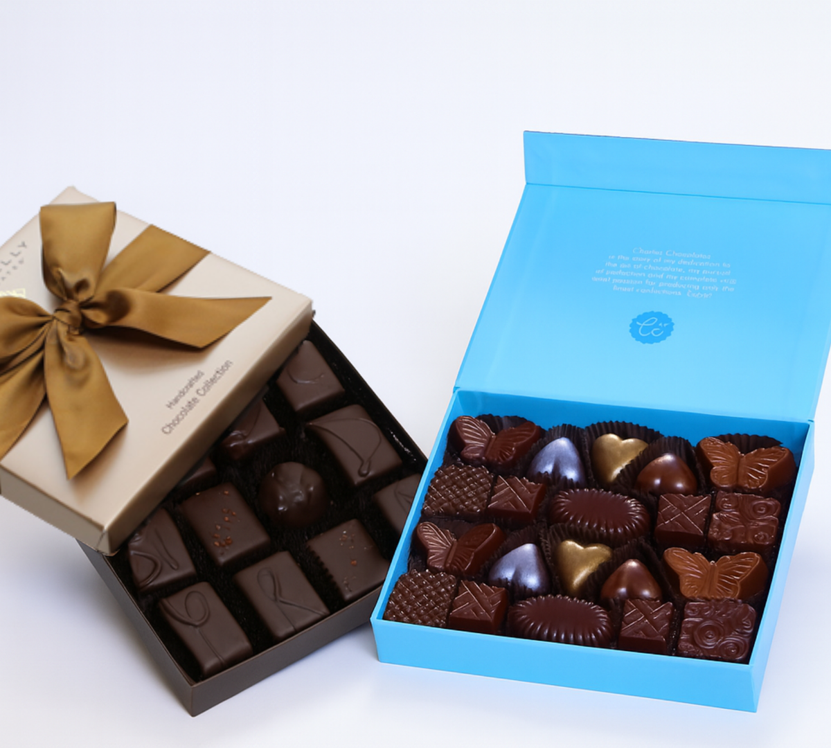 Charles Chocolates + John Kelly Combo: Classic Collection (20 pc) & Signature Collection (12 pc)