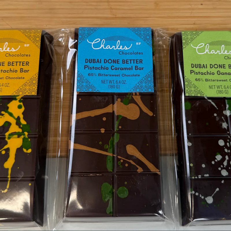 Dubai Done Better Pistachio Trio (3 Bars, one of each)
