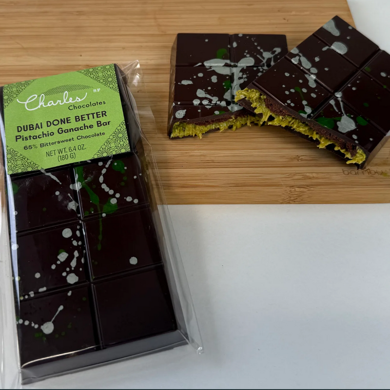 Dubai Done Better – Pistachio Ganache Bar