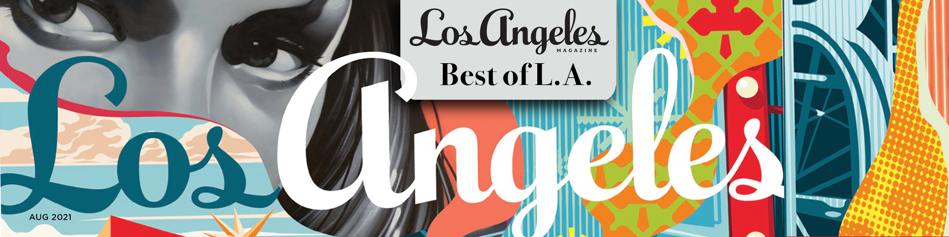 A color display of graffiti. Los Angeles is written across in big letters and Best of LA is written about that in smaller text.